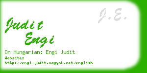 judit engi business card